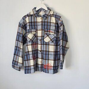 NWT Disney Men's Flannel Shacket Size Large